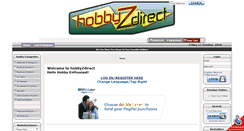 Desktop Screenshot of hobbyzdirect.com